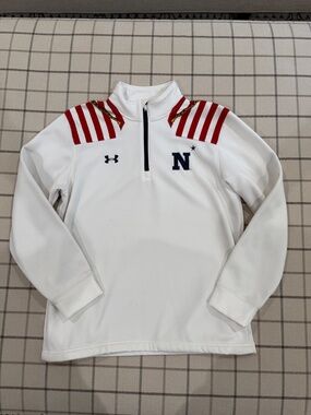 USNA Navy 2014 Army–Navy Football Don’t Tread on Me 1/4 Zip Pullover Rare Sz L